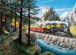 Cobble Hill De Goederentrein - Puzzel Van 1000 Stukjes