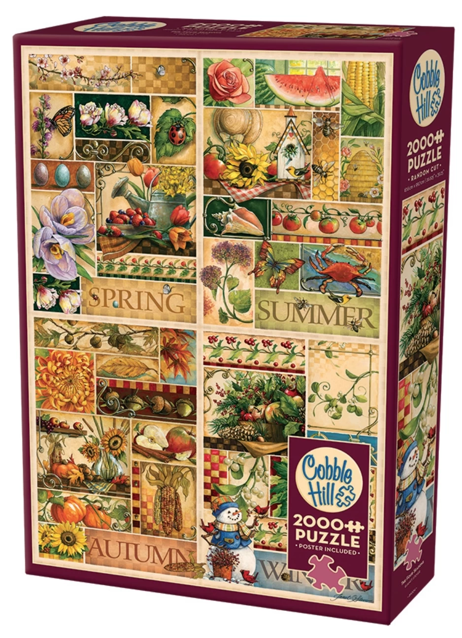 Cobble Hill Vier Seizoenen - Puzzel Van 2000 Stukjes - Afbeelding 2