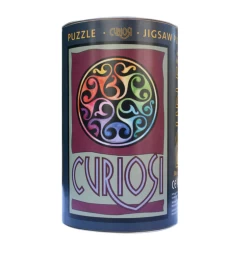 Curiosi Knoppen - Dubbelzijdige Ronde Puzzel In Hout - 88 Stukjes