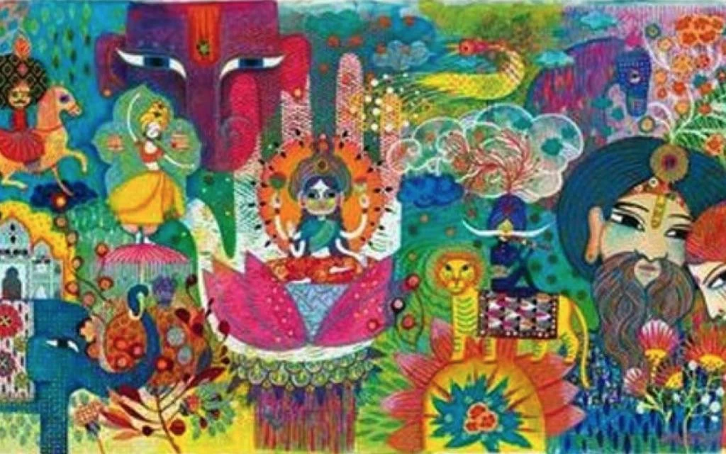 Djeco Magisch India - Puzzel Van 1000 Stukjes - Panorama - Afbeelding 2