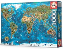 Educa 1000 Wereldwonderen - Puzzel 1000 Stukjes