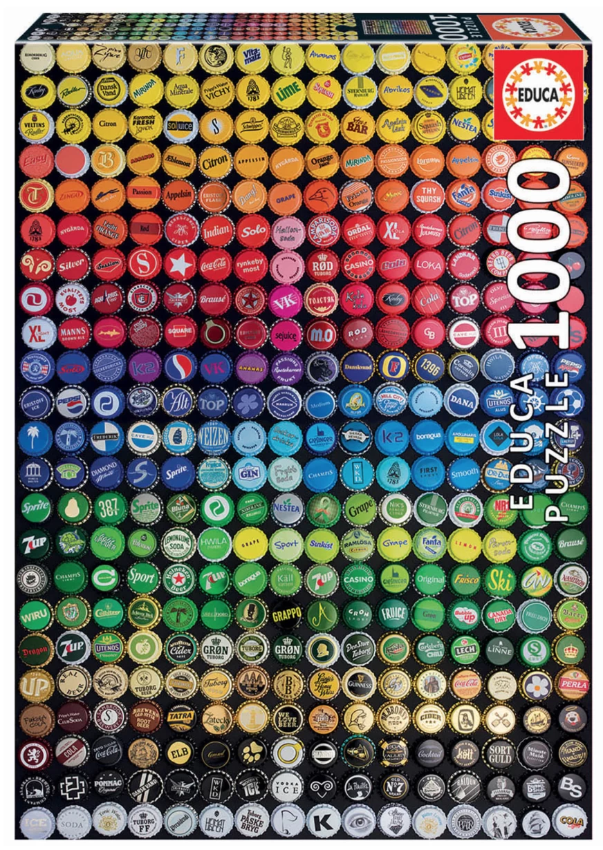 Educa Collage Kroonkurken - Legpuzzel Van 1000 Stukjes