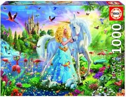 Educa De Prinses En De Eenhoorn - Legpuzzel Van 1000 Stukjes