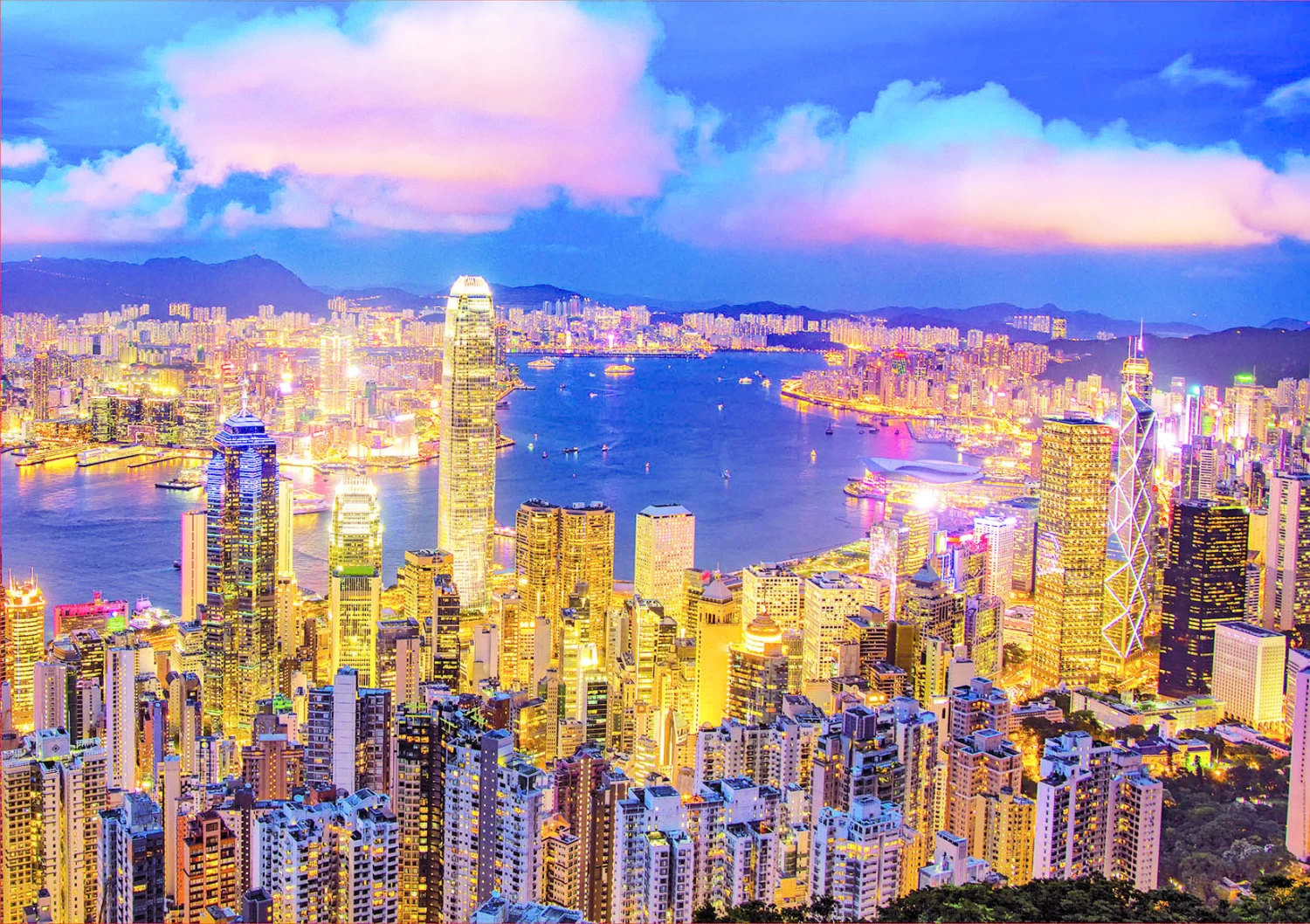 Educa Hong Kong Skyline - Glow In The Dark - Puzzel 1000 Stukjes - Afbeelding 3