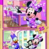 Educa HOUT: Minnie And The Happy Helpers - 2 Puzzels X 25 Stukjes