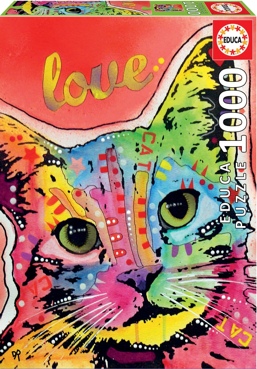 Educa Tilt Cat Love - Dean Russo - Puzzel 1000 Stukjes