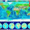Educa Wereldkaart - Glow In The Dark - Puzzel 1000 Stukjes