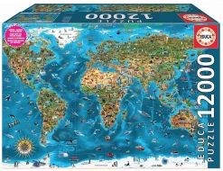 Educa Wonderen Van De Wereld - Puzzel Van 12000 Stukjes