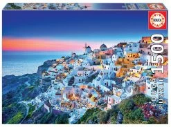Educa Zonsondergang In Santorini - Legpuzzel Van 1500 Stukjes