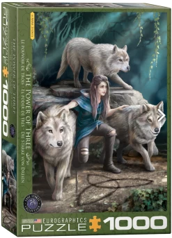 Eurographics Puzzles De Kracht Van Drie - Anne Stokes - Puzzel Van 1000 Stukjes
