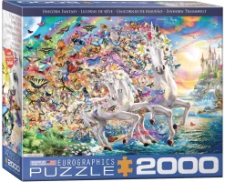 Eurographics Puzzles Eenhoorn Fantasie - Puzzel Van 2000 Stukjes
