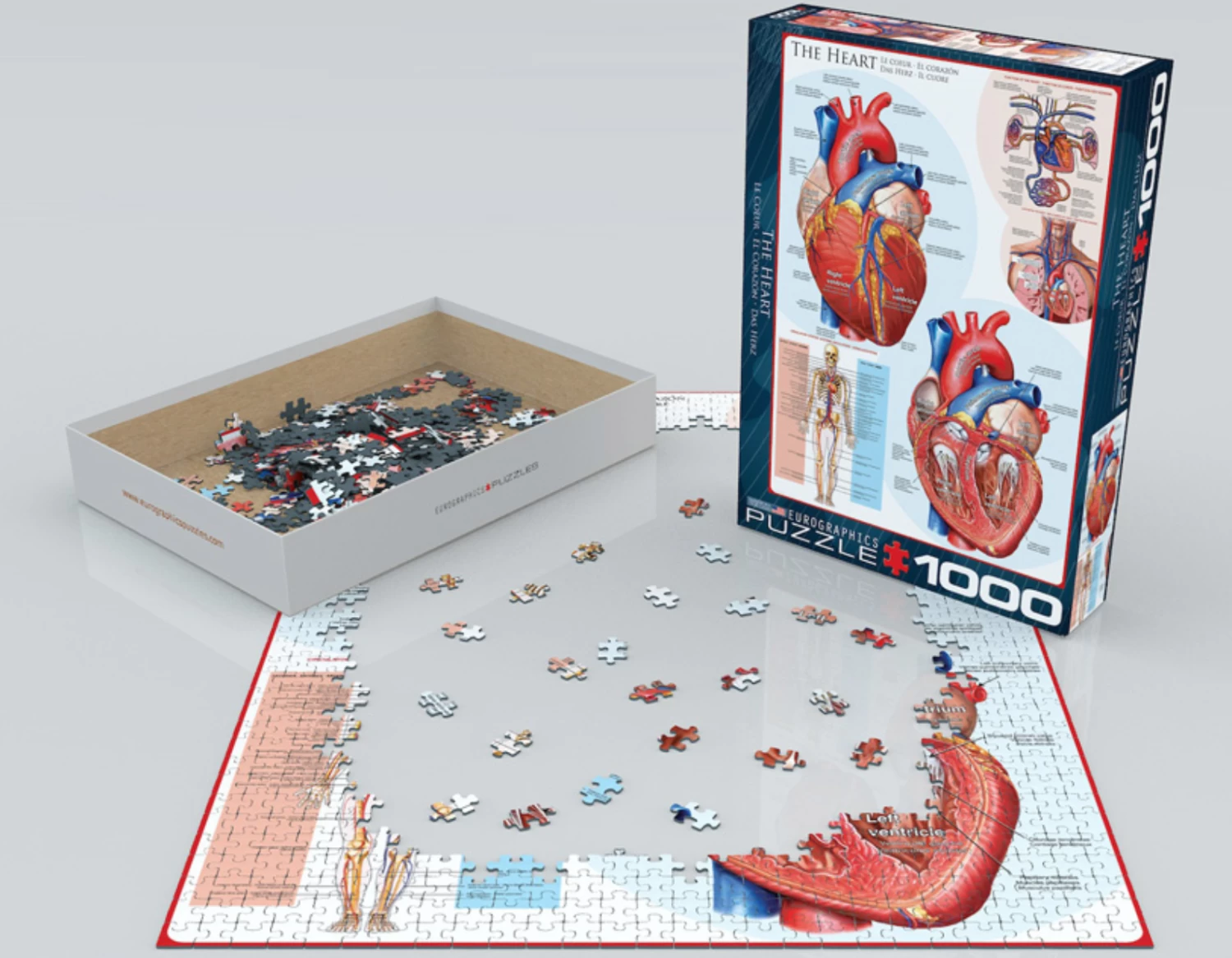 Eurographics Puzzles Het Hart - Puzzel Van 1000 Stukjes - Afbeelding 2