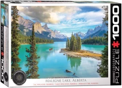 Eurographics Puzzles Maligne Lake Alberta - Canada - Puzzel Van 1000 Stukjes