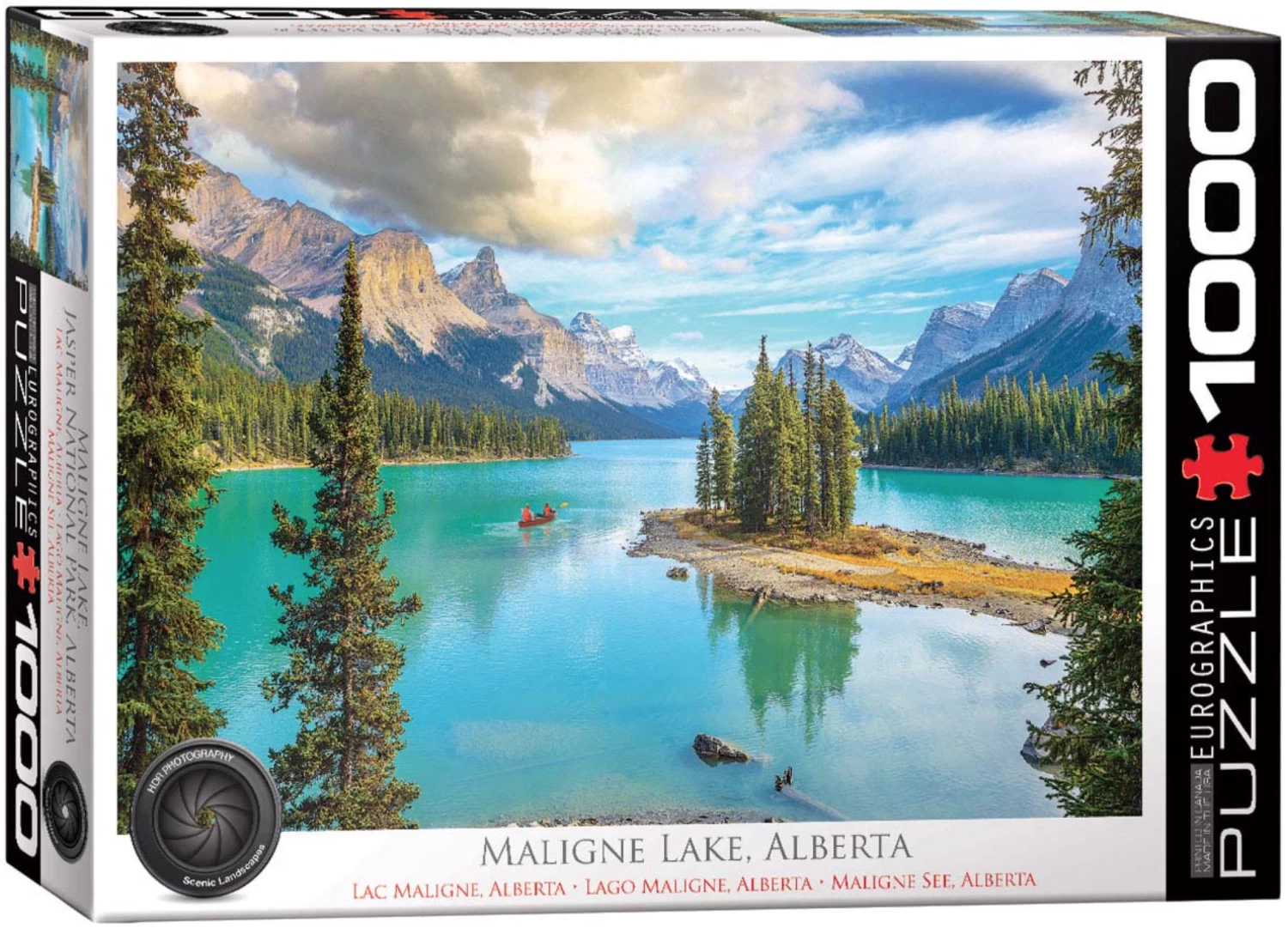 Eurographics Puzzles Maligne Lake Alberta - Canada - Puzzel Van 1000 Stukjes