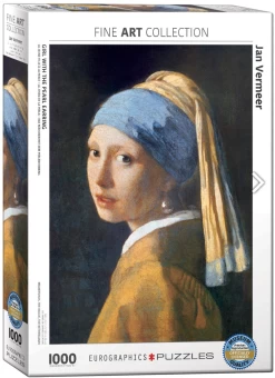 Eurographics Puzzles Vermeer - Het Meisje Met De Parel - Puzzel Van 1000 Stukjes