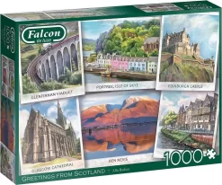 Falcon Groetjes Uit Schotland - Puzzel Van 1000 Stukjes