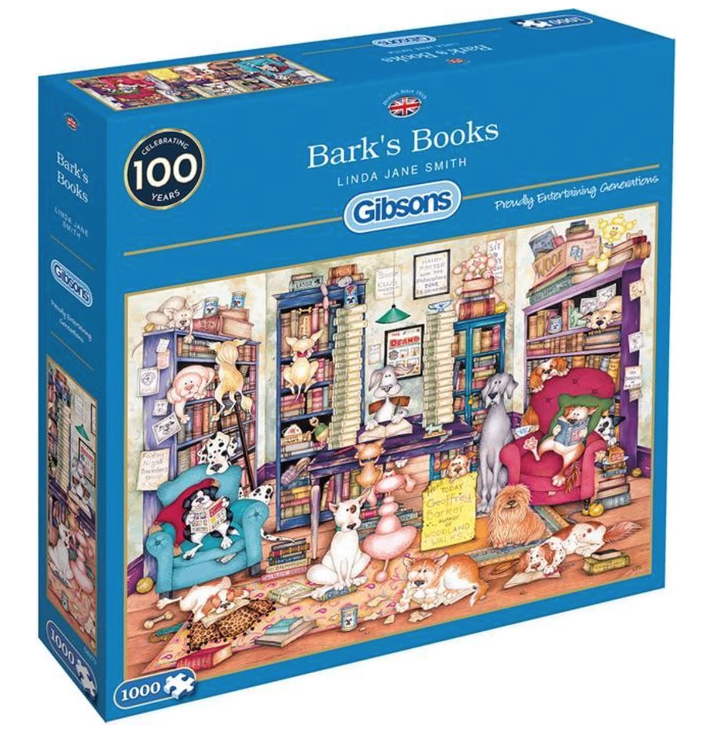 Gibsons Bark's Books - Puzzel Van 1000 Stukjes