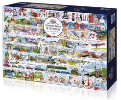 Gibsons Cream Teas & Queuing - Puzzel Van 1000 Stukjes