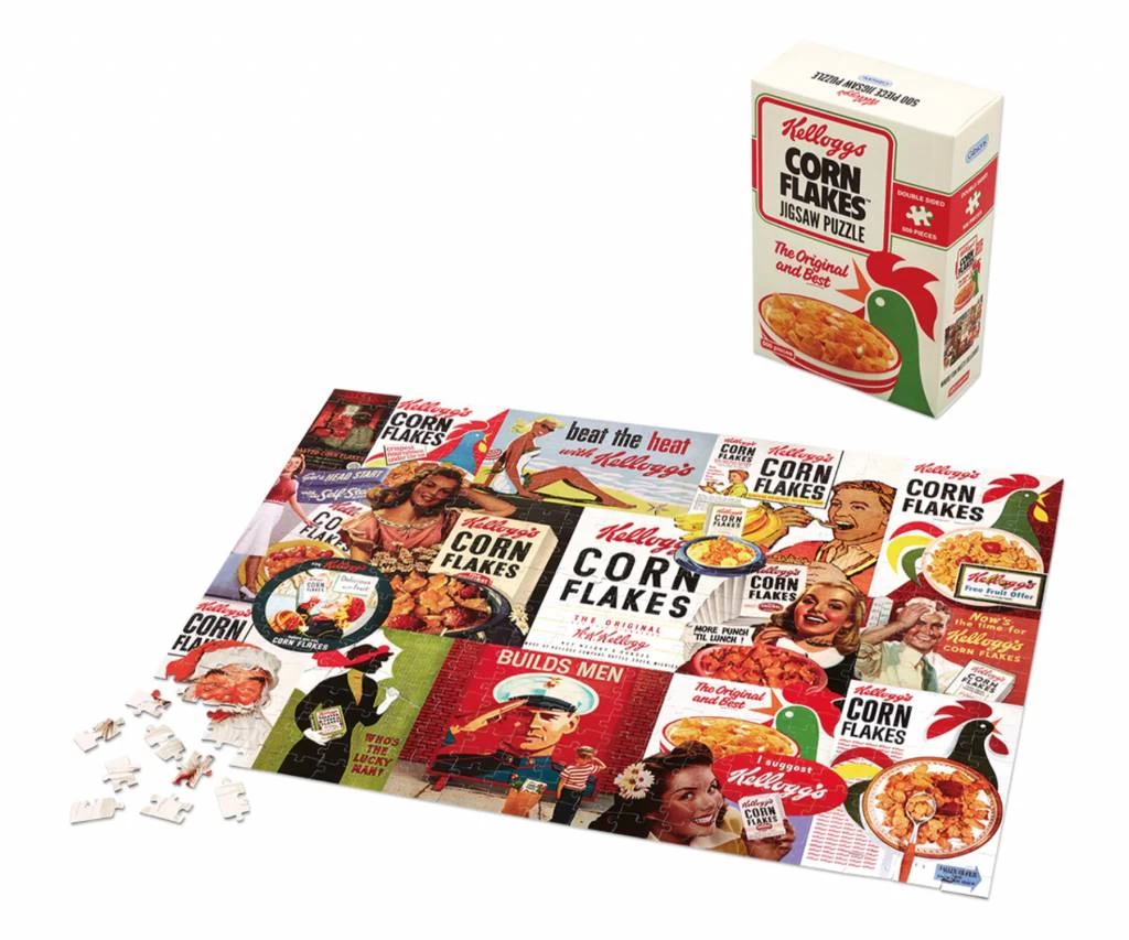 Gibsons Kellogg's Cornflakes Dubbelzijdig Puzzel - 500 Stukjes - Afbeelding 3