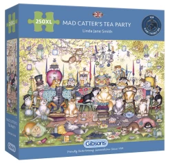 Gibsons Mad Catter's Tea Party - Puzzel Van 250XL Stukjes