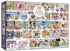 Gibsons Pork Pies And Puddings - Puzzel Van 1000 Stukjes