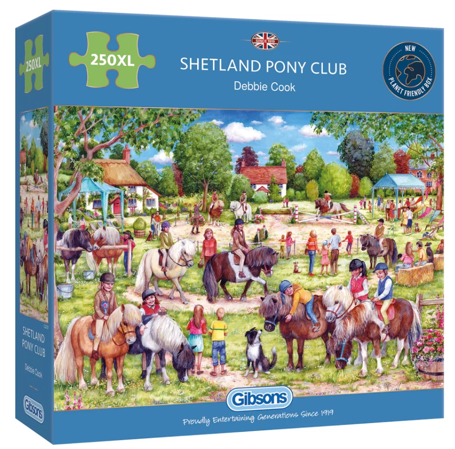 Gibsons Shetland Pony Club - Puzzel Van 250XL Stukjes