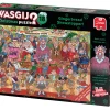 Jumbo Wasgij Christmas 18 - Gingerbread Showstopper - 2 Puzzels Van 1000 Stukjes