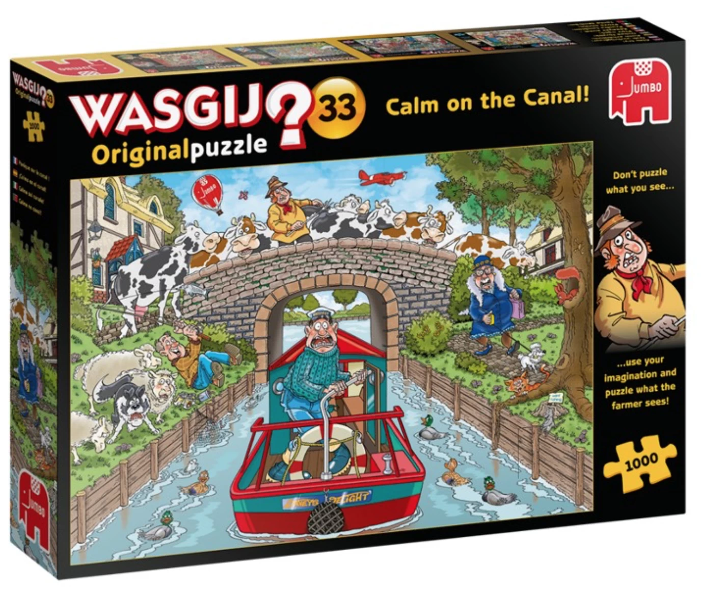 Jumbo Wasgij Original 33 - Kalm Op Het Kanaal! - 1000 Stukjes