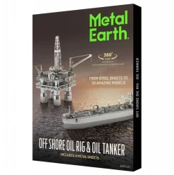 Metal Earth Booreiland En Olietanker - Gift Box - 3D Puzzel
