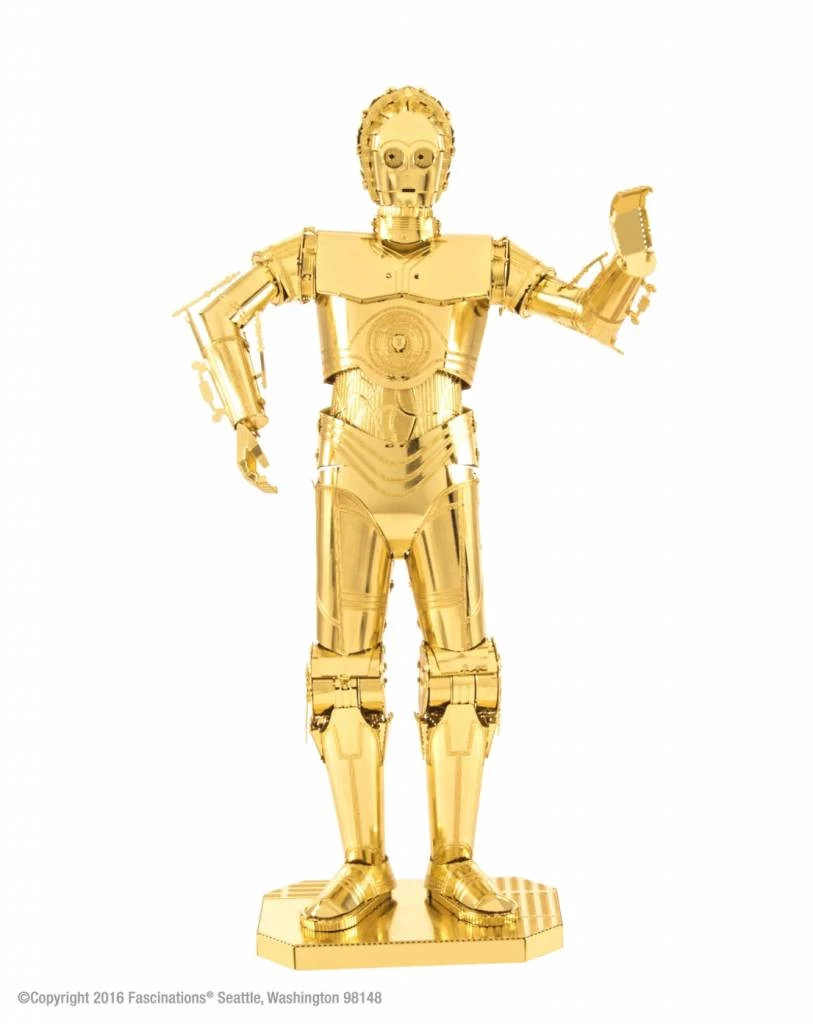 Metal Earth Star Wars C-3PO - GOLD - 3D-puzzel In Goud