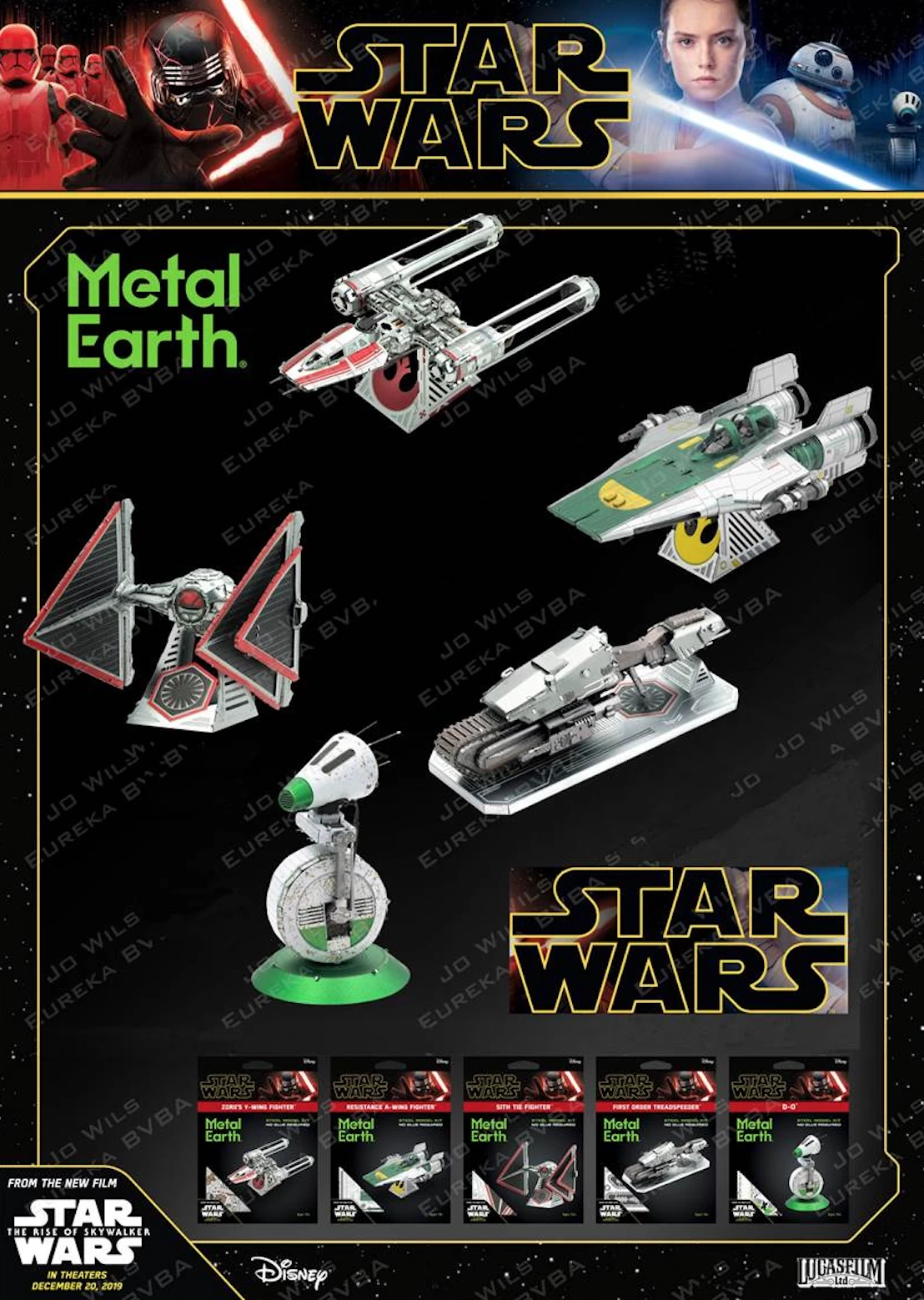 Metal Earth Star Wars - First Order Treadspeeder - 3D Puzzel - Afbeelding 7