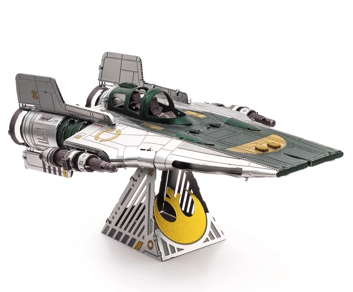 Metal Earth Star Wars - Resistance A-Wing Fighter - 3D Puzzel - Afbeelding 2