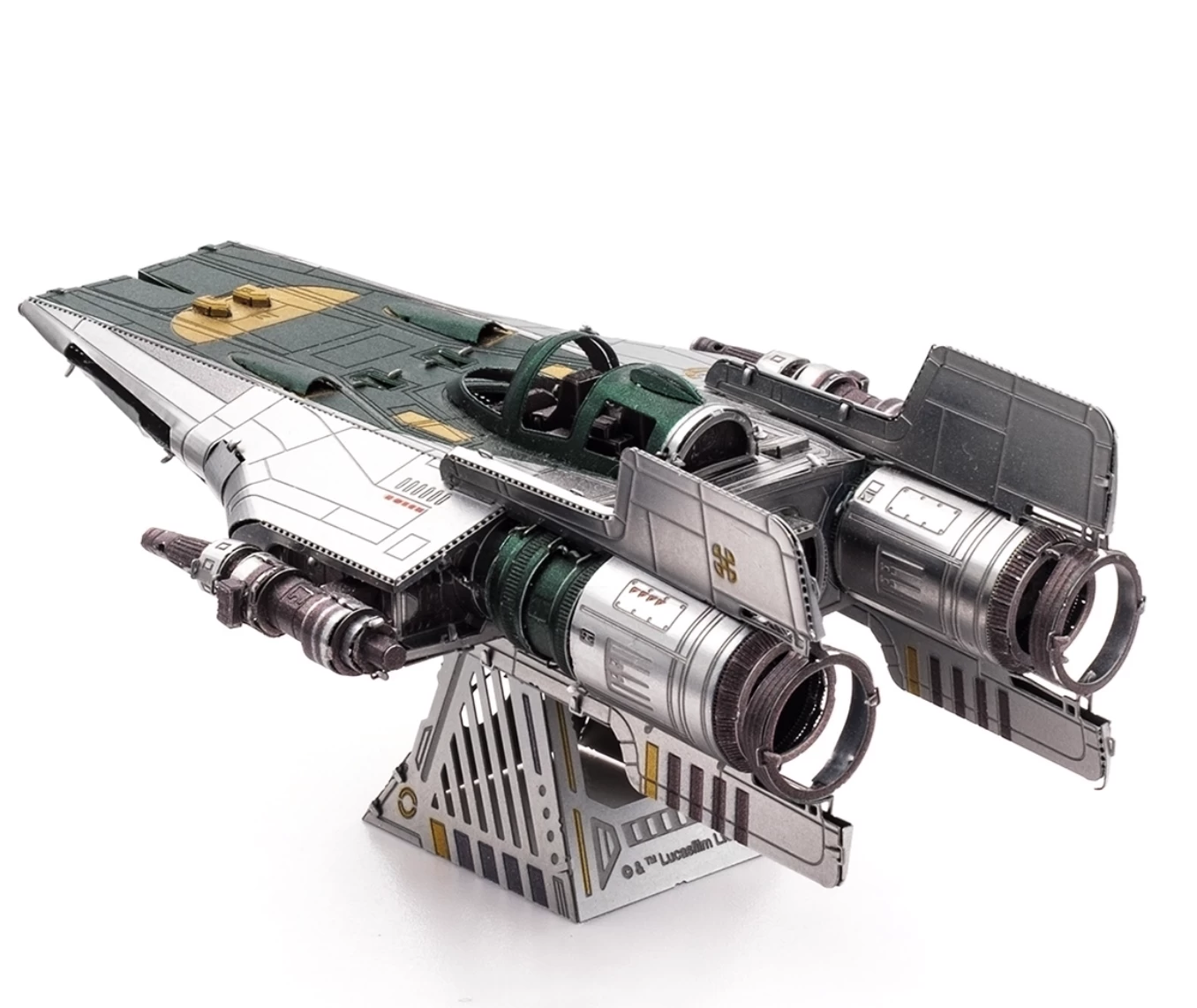 Metal Earth Star Wars - Resistance A-Wing Fighter - 3D Puzzel - Afbeelding 4