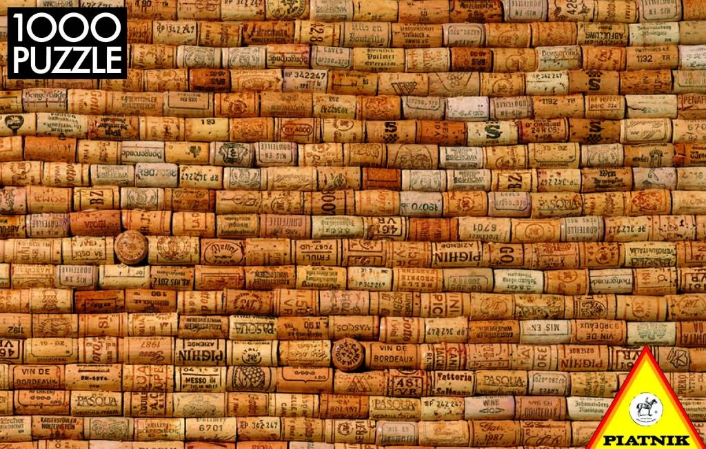 Piatnik Wijnkurken - Puzzel Van 1000 Stukjes