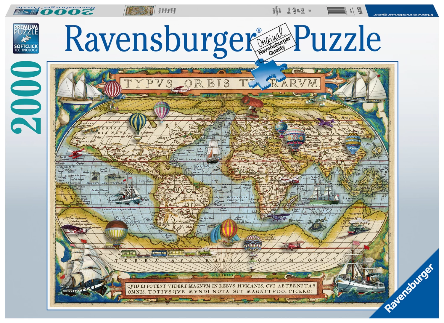 Ravensburger Around The World - Puzzel Van 2000 Stukjes - Afbeelding 2