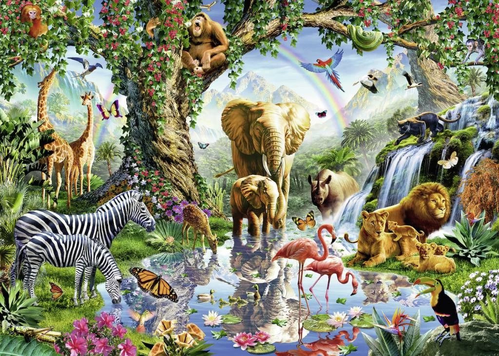 Ravensburger Avonturen In De Jungle - Puzzel Van 1000 Stukjes