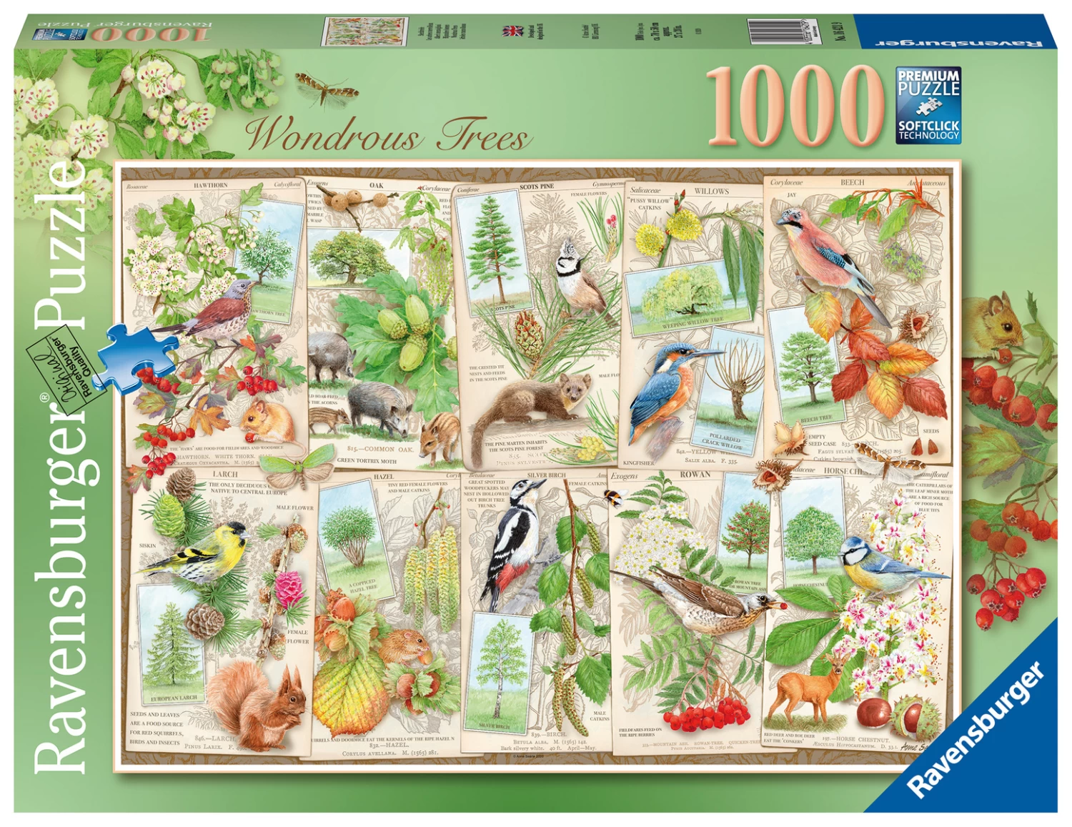 Ravensburger Bijzondere Bomen- Puzzel Van 1000 Stukjes - Afbeelding 2
