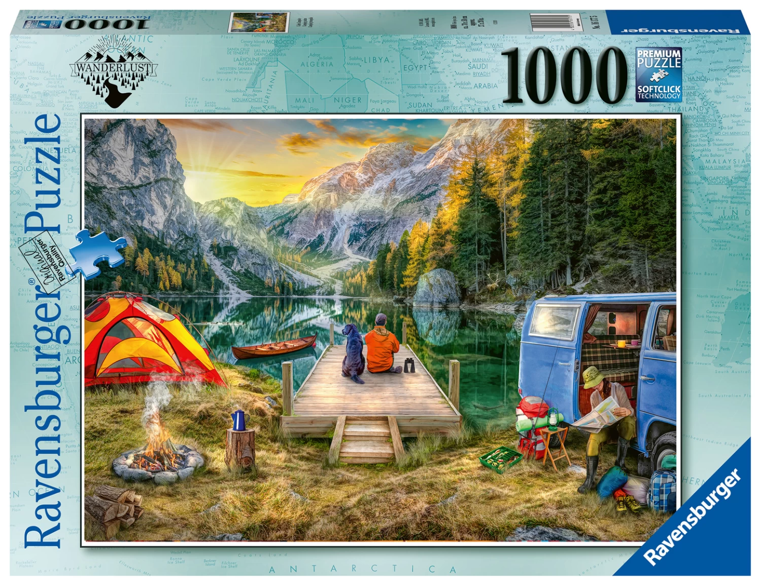 Ravensburger Calm Campsite - Puzzel Van 1000 Stukjes