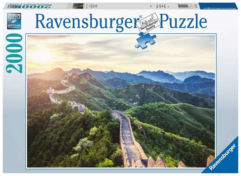 Ravensburger De Chinese Muur In Het Zonlicht - Puzzel Van 2000 Stukjes