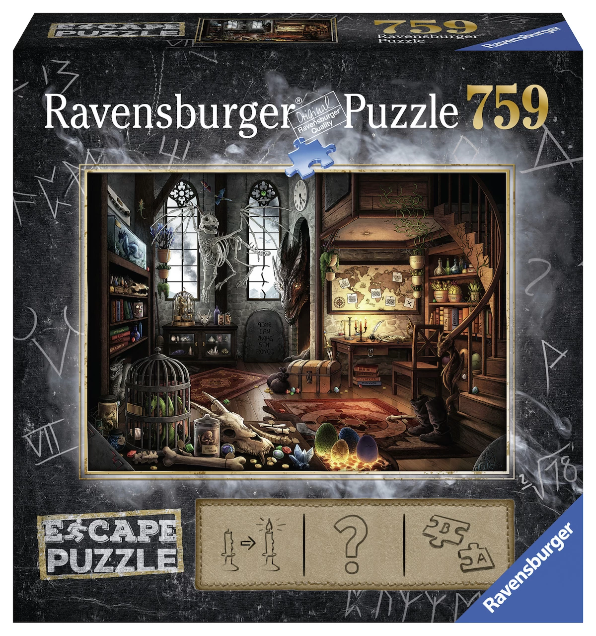 Ravensburger Escape Puzzel 5: Draken Laboratorium - 759 Stukjes