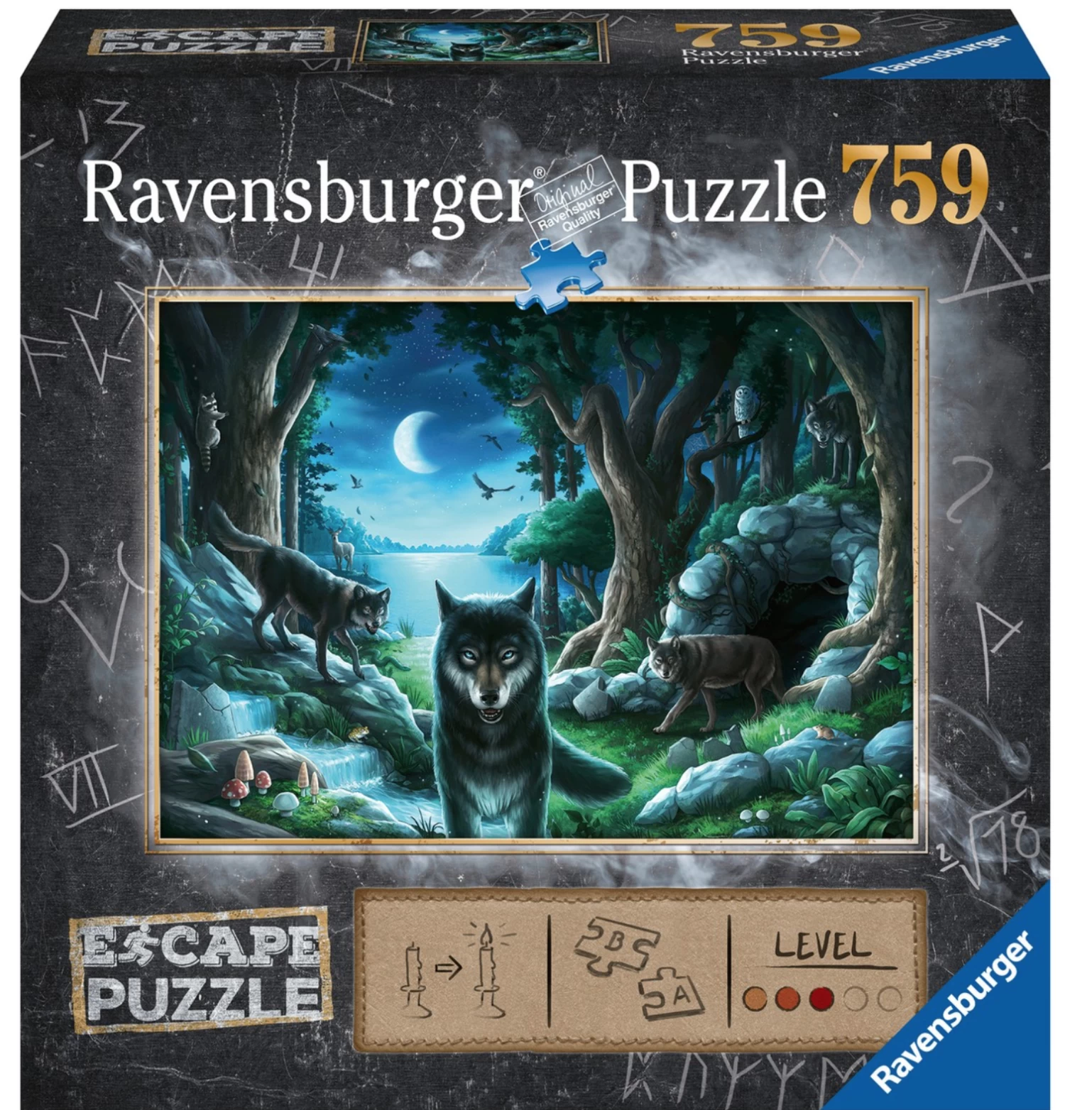 Ravensburger Escape Puzzel 7: De Vloek Van De Wolven - 759 Stukjes