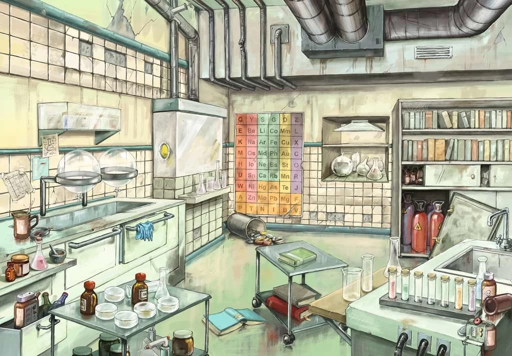 Ravensburger Escape Puzzel: Chemie Lab - 368 Stukjes - Afbeelding 2