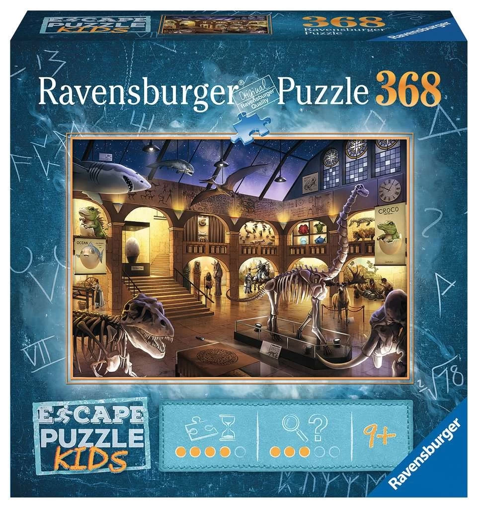 Ravensburger Escape Puzzel Kids: Museum- 368 Stukjes