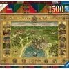 Ravensburger Harry Potter - Hogwarts Map - Puzzel Van 1500 Stukjes