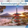 Ravensburger Kersenbloesem Bij De Fuji Berg, Japan - Puzzel Van 1000 Stukjes