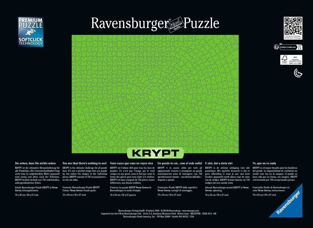 Ravensburger Krypt - Neon Groen - Puzzel Van 736 Stukjes - Afbeelding 2