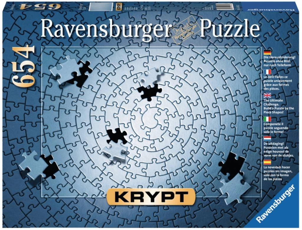 Ravensburger Krypt - SILVER - 654 Stukjes - Afbeelding 2