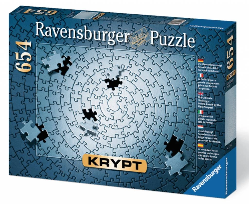 Ravensburger Krypt - SILVER - 654 Stukjes