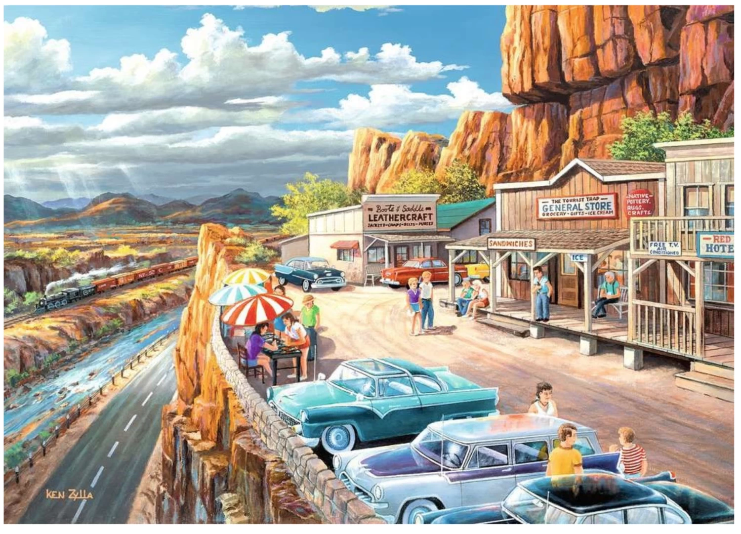 Ravensburger Mooi Uitzicht - 500 XL Stukjes - Afbeelding 2