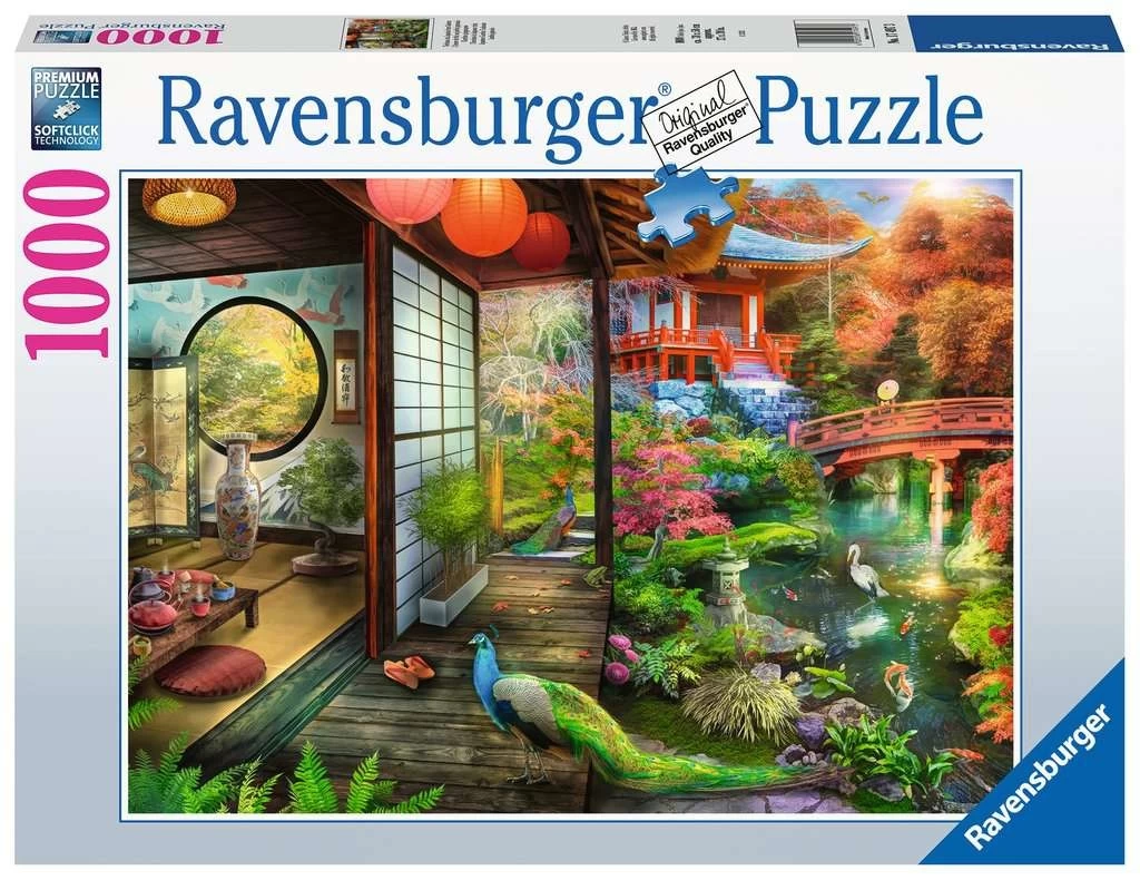 Ravensburger Theehuis In Japanse Tuin - 1000 Stukjes